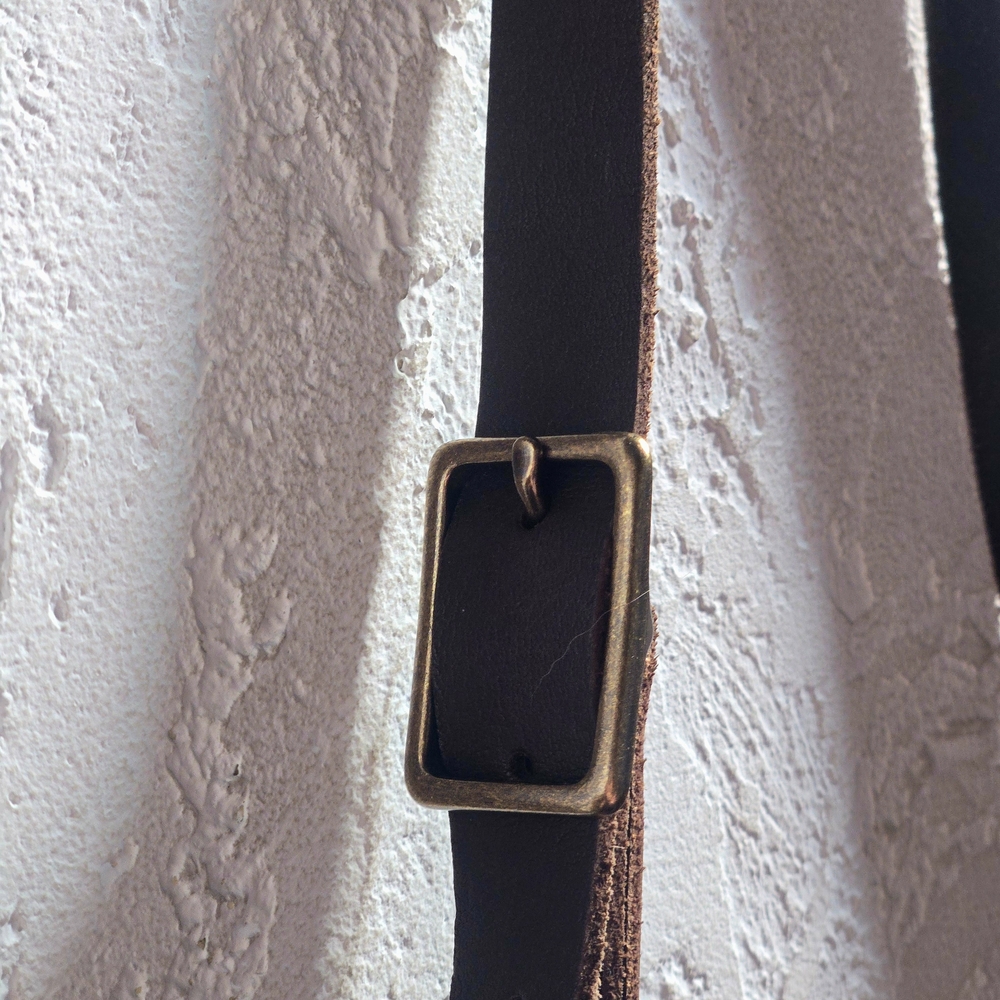 Stylish Black and Brown Shoulder Bookhou Bag - Picture 3 of 6
